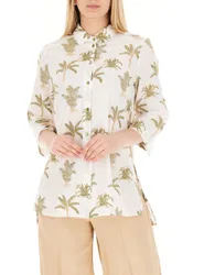 Camicia misto cotone PANNA 42