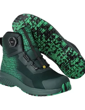Chaussures De Sécurité Larges Green / Green Forest / Green EU 48 - MASCOT - FashionsVida