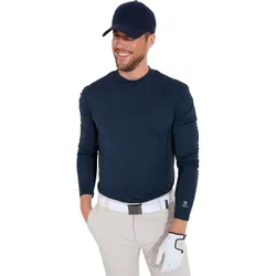 Mock Aloha UV turtle neck, navy l
