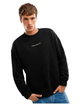 Sweat-shirt Relax Black XL