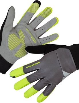 Windchill guantes largos ciclismo Amarillo (XS)