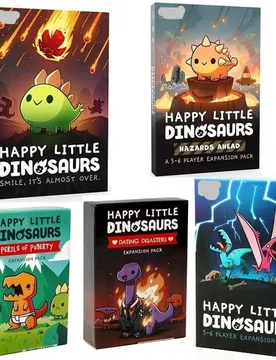 Juego de mesa de estrategia con cartas de dinosaurios felices en inglés, juego de mesa cooperativo para reuniones familiares, juegos casuales multiju - Shein - FashionsVida