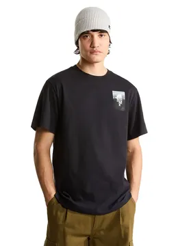 T-shirt à Manches Courtes Apex 75 Collage Relaxed TNF Black 2XL
