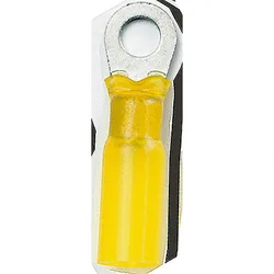 Marine Grade Heat Shrink Ring Terminal 12-10 25 Units Yellow 10 unisex