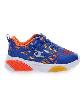 Sneakers blu multicolor con strappo Wave Tri B TD 23