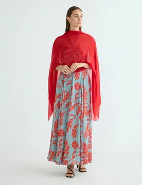 Chal de fiesta con tacto seda - Banarassi - FashionsVida