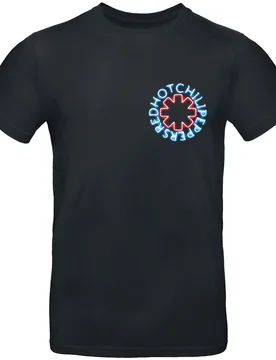T-Shirt - Neon Logo - S bis 3XL - für Männer - Größe XL - schwarz - Lizenziertes Merchandise! - Männer - male - Red Hot Chili Peppers - FashionsVida