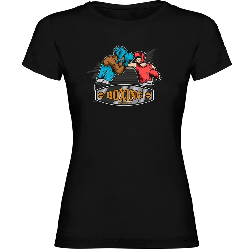 T-shirt à Manches Courtes Boxing Black L - Kruskis - FashionsVida