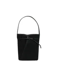 Bolso de piel - Bucket Bag negro