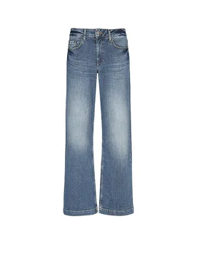 Jeans a gamba larga SINA blu 25/L34 - Smith&soul - FashionsVida