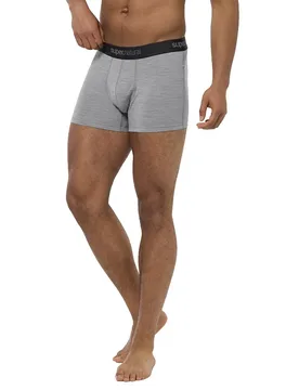 Boxers Tundra 175 Cashmere Grey Melange XL - super.natural - FashionsVida
