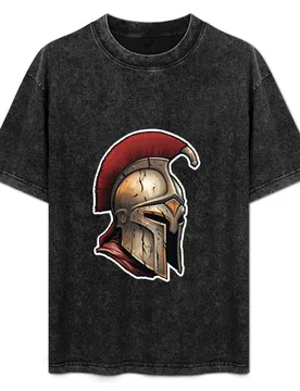 Cyber Spartan // Sparta // Spartan Warrior // Spartan Blue warrior T-Shirt Durable Work Wear T-Shirt - Aliexpress - FashionsVida