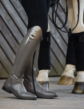 Reitstiefel LYON grau 40 NN (46/36-37) - Busse - FashionsVida