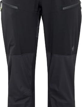 Wasserfeste und atmungsaktive Hose für Skitourengehen M Dawn Patrol Hybrid Pants Black für Herren aus Softshell Größe M schwarz