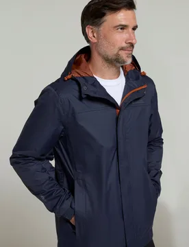 Torrent Mens Waterproof Jacket - Dark Blue - Dark Blue - Size: XS - Mountain Warehouse - FashionsVida