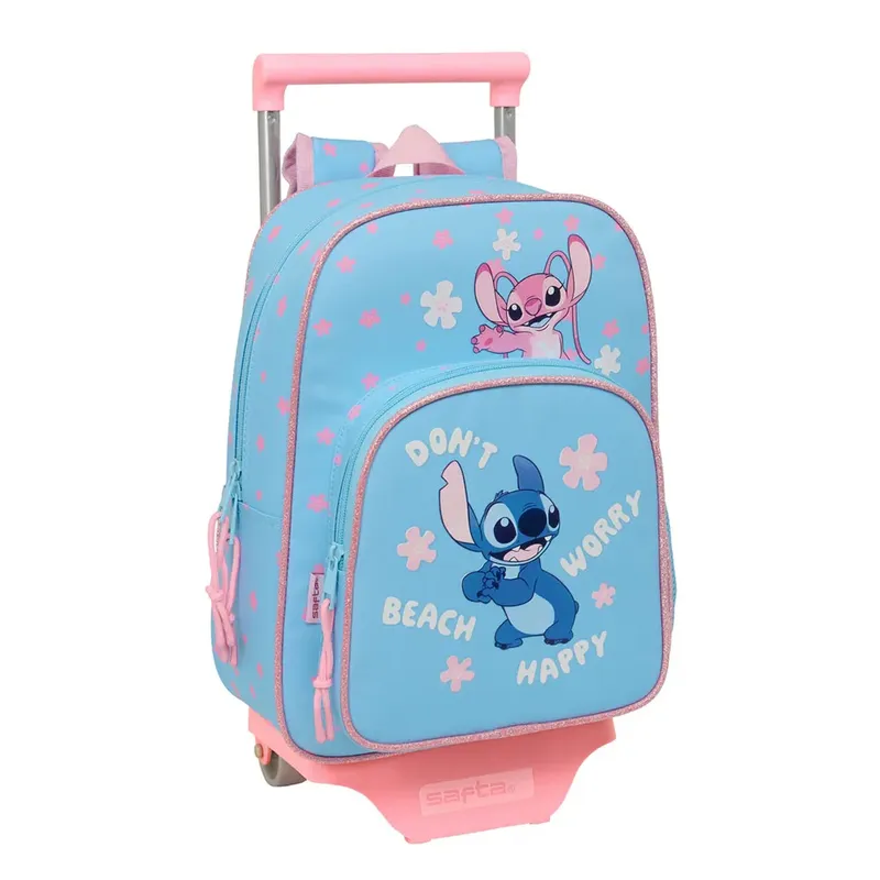 Zaino Con Ruote Stitch Happy Multicolor One Size