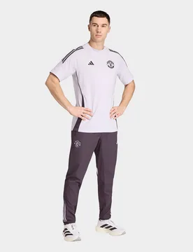 Mens T-shirt Tiro 25 Competition Cotton Manchester United FC - Viola, viola viola Uomo taglia S - Adidas - FashionsVida