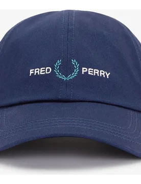 Gorra baseball de hombre de sarga de algodón con logotipo - Fred Perry - FashionsVida
