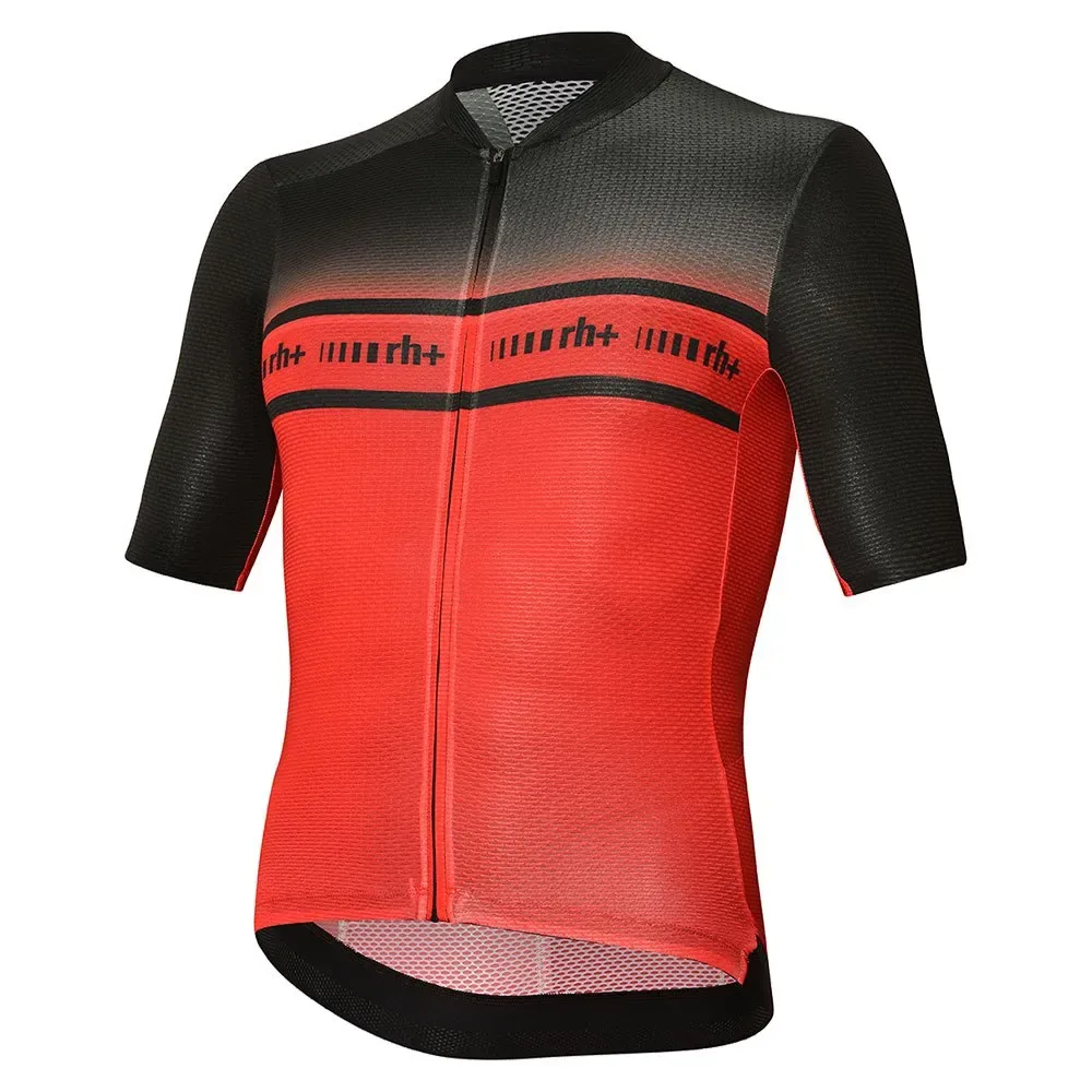 Maglia A Maniche Corte Light Climber Black / Red Code - rh+ - FashionsVida