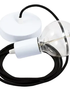 Cables Suspension Luminaire Rm04 2 M Black / White One Size - Creative - FashionsVida