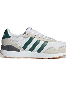 Baskets Run 60s 4.0 Cloud White / Collegiate Green / Grey One EU 48 - Adidas - FashionsVida
