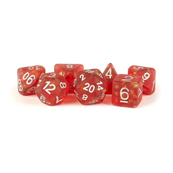 Fanroll - Resin Polyhedral Dice Set: (16mm) - FanRoll Dice - FashionsVida