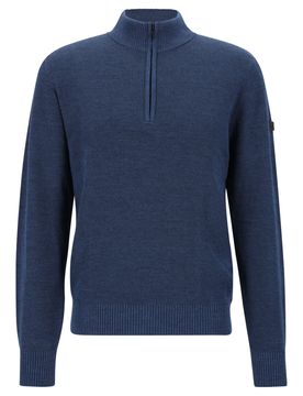 Pullover Stehkragen Zip 1/1 Arm male