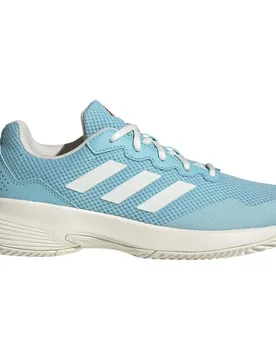 Gamecourt 2 All Court Shoes Ltaqua / Owhite / Brired UK 7 - Adidas - FashionsVida