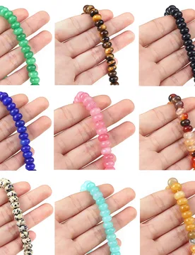 X8mm Natural Stone Abacus Bead Natural Malaysian Jade Rose Quartz Loose Beaded for Making Jewerly Necklace Bracelet Accessories - Aliexpress - FashionsVida