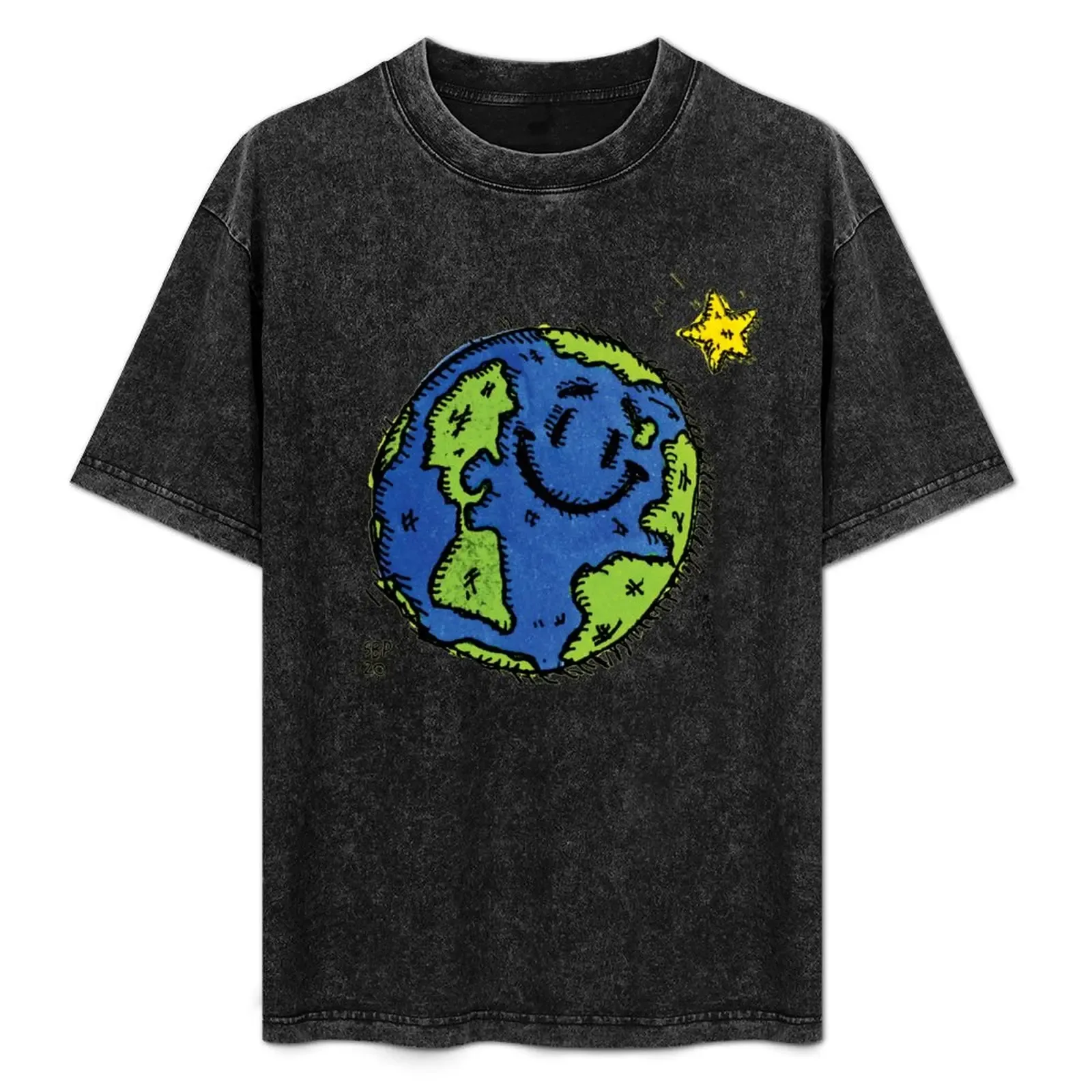 SMILING EARTH T-Shirt Trendy Pattern T-Shirt for Men - Aliexpress - FashionsVida