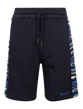 Pantaloni della tuta corti con bande fantasia