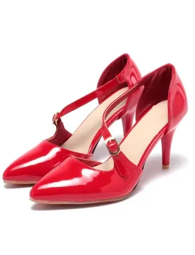 Sweet Fashion Size 31-47 Ladies Dress Red Wedding Shoes Bride Summer Sandals Heels for Women Chaussure Pumps Pointed 1398 - Aliexpress - FashionsVida