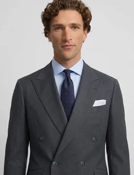 Americana de hombre traje cruzado stretch - Silbon - FashionsVida