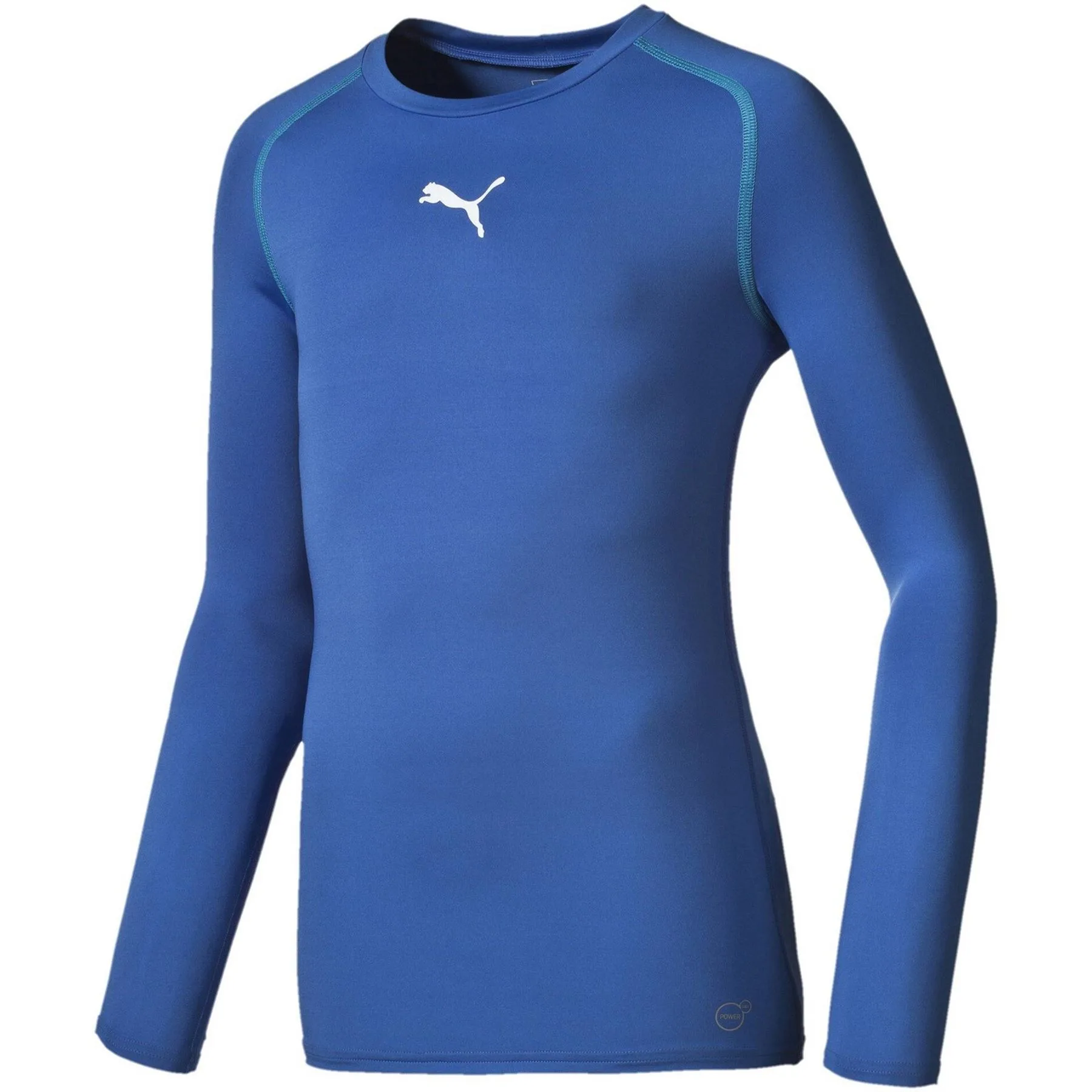 Boys Tb Ls Tee (Vent) Juniors In Blue - Size 7-8y - Puma - FashionsVida