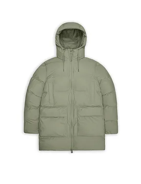 Parka ALTA LONG PUFFER CARGO J verde XL - Rains - FashionsVida