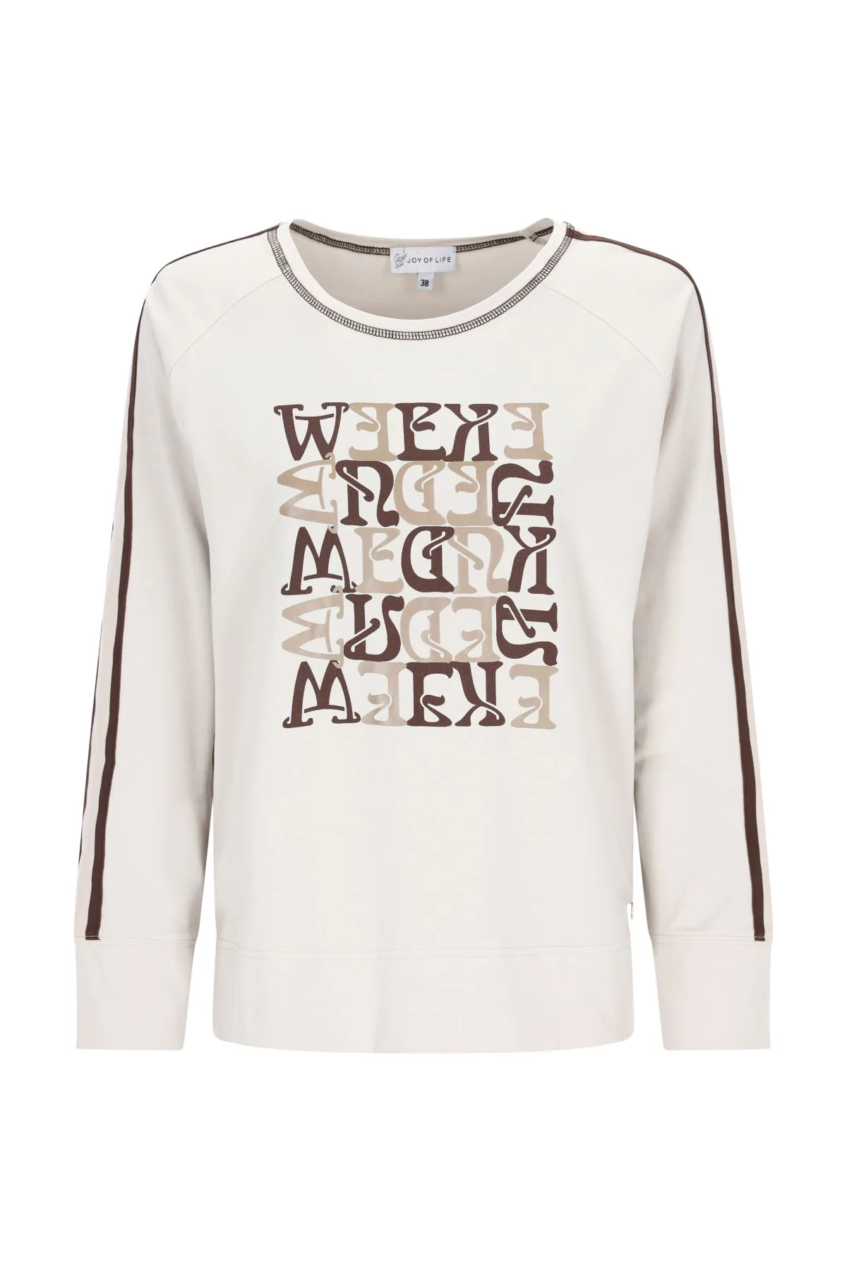 D Shirt Letter-Print female - 48 - FashionsVida