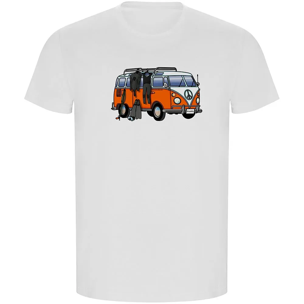 Maglietta A Maniche Corte Hippie Van Spearfish Eco - Kruskis - FashionsVida