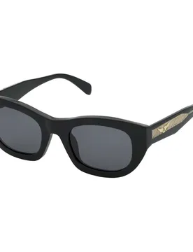 Occhiali Da Sole Da Donna Szv08 Shiny Black Smoke / CAT3