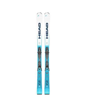 Set de skis de piste Worldcup Rebels E.XSR + PR 11 GW blanc 163