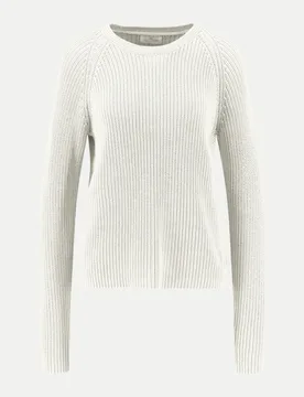 Fynch-Hatton Strickpullover Weiß M - Fynch-Hatton - FashionsVida
