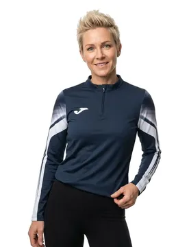 Felpa Con Mezza Zip Elite Xi Navy / White XL