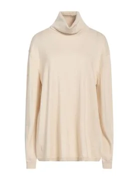 Rollkragenpullover Damen Beige XS Damen - MAX & MOI - FashionsVida