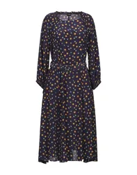 Midi-Kleid Damen Dunkelviolett 32,34,36,38 Damen