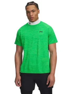T-shirt à Manches Courtes Tech Textured Two Tone Black / Green L - Under armour - FashionsVida