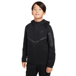 Tech Fleece Kid's Hoodies - Black - Size XL - Poly Fleece - Black - Size: Extra Large