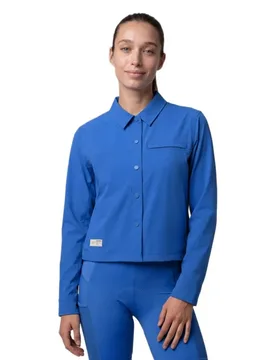 Camicia A Maniche Lunghe Emberly Gravel Blue - Siroko - FashionsVida