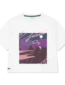 Maglietta A Maniche Corte 37368 Farine 4 Anni - Lacoste - FashionsVida