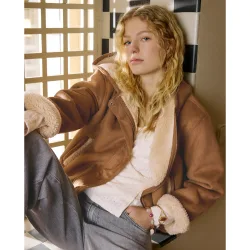 Chaqueta de mujer doble faz