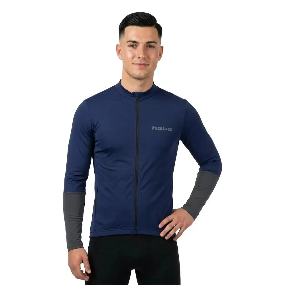 Maglia A Maniche Lunghe Volts Blue - hebo - FashionsVida