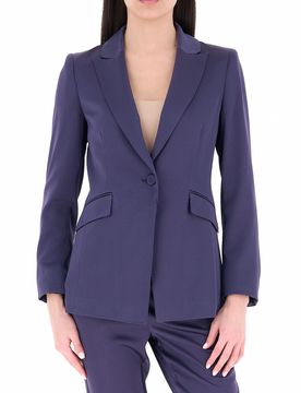 Blazer monopetto BLU OCEANO 40